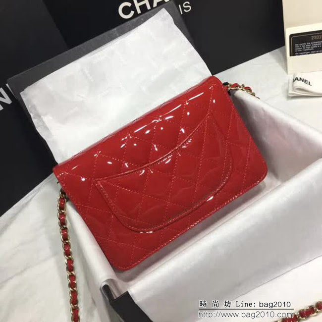 香奈兒CHANEL 33814 經典款 發財包 漆皮系列 DSC1149